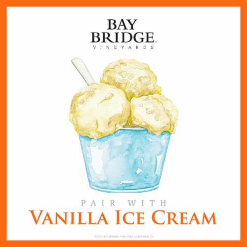 Bay Bridge Peach Moscato Moscato Flavored Wine Perspective: top