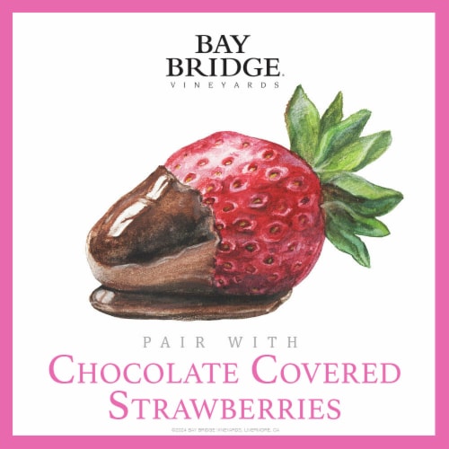 Bay Bridge Strawberry Moscato Moscato Flavored Wine Perspective: top