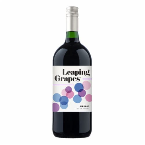 Leaping Grapes Merlot Red Wine Perspective: top