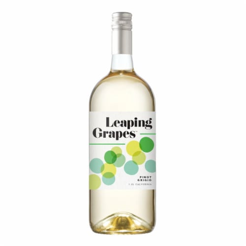 Leaping Grapes Pinot Grigio White Wine Perspective: top