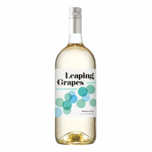 Leaping Grapes Moscato White Wine Perspective: top