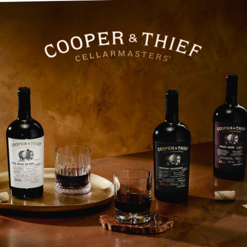 Cooper & Thief Red Blend Bourbon Barrel Aged California Wine Perspective: top