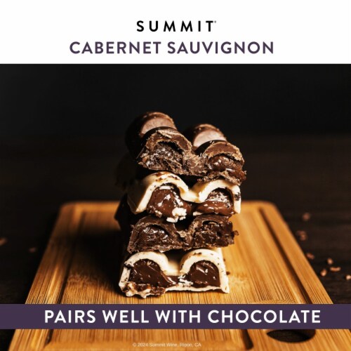 Summit Cabernet Sauvignon California Red Wine Box Perspective: top