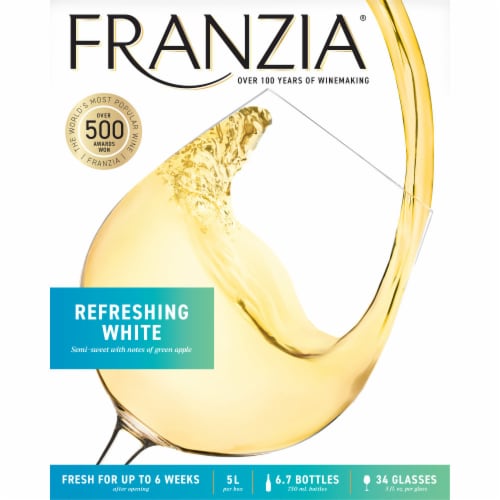 Franzia Refreshing White House Favorites Blend Wine Box Perspective: top