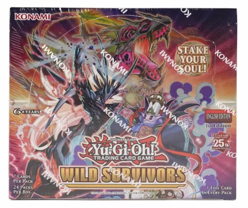 Yu-Gi-Oh! Trading Card Game: Wild Survivors! Booster Box Perspective: top
