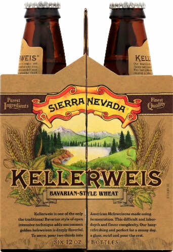 Sierra Nevada Brewing Co. Kellerweis Bavarian-Style Wheat Beer Perspective: top