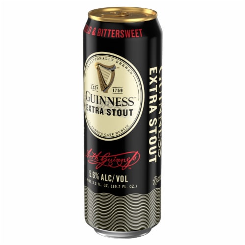 Guinness Extra Stout Beer Perspective: top