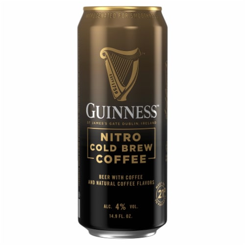 Guinness Nitro Cold Brew Hard Coffee Perspective: top