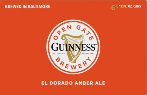 Guinness El Dorado Amber Ale Beer Perspective: top