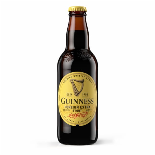 Guinness Foreign Extra Stout Beer Perspective: top