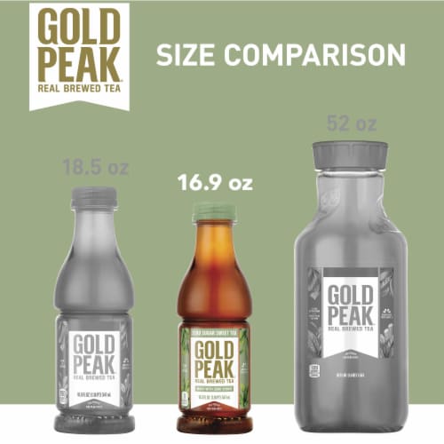 Gold Peak Diet Iced Tea No Sugar Added Zero Calorie Drink Perspective: top