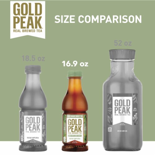 Gold Peak Diet Iced Tea No Sugar Added Zero Calorie Drink Perspective: top