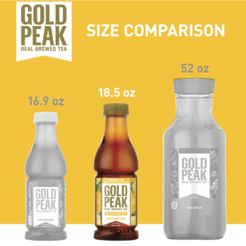 Gold Peak Lemonade Flavored Iced Tea Drink Perspective: top