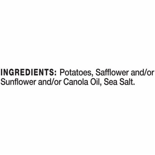 Kettle Brand Potato Chips Sea Salt Kettle Chips Snack Bag Perspective: top