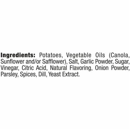 Kettle Brand Potato Chips, Krinkle Cut, Dill Pickle Kettle Chips, Party Size, 13 Oz Perspective: top