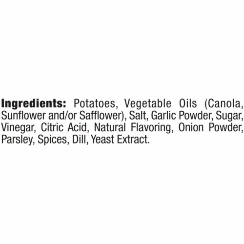Kettle Brand Potato Chips, Krinkle Cut, Dill Pickle Kettle Chips, Party Size, 13 Oz Perspective: top