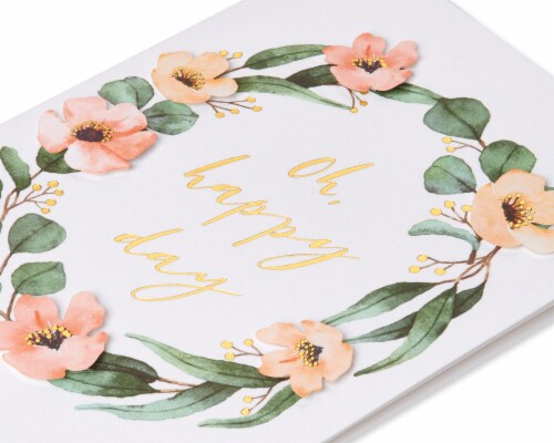 Papyrus Bridal Shower Card (Happy Day) Perspective: top
