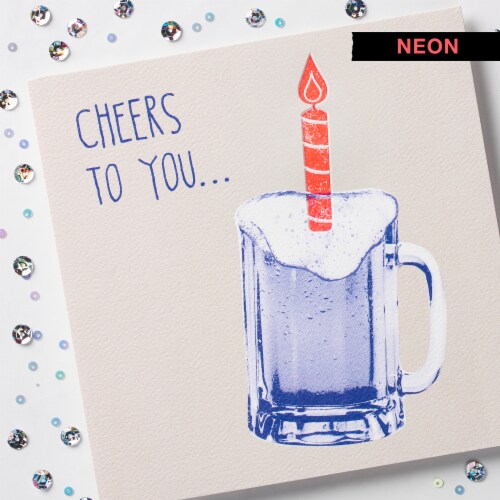American Greetings Birthday Card (Cheers To You) Perspective: top