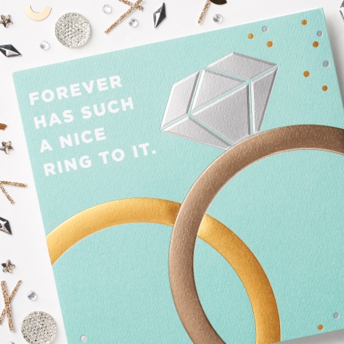 American Greetings Anniversary and Wedding Card (Forever) Perspective: top