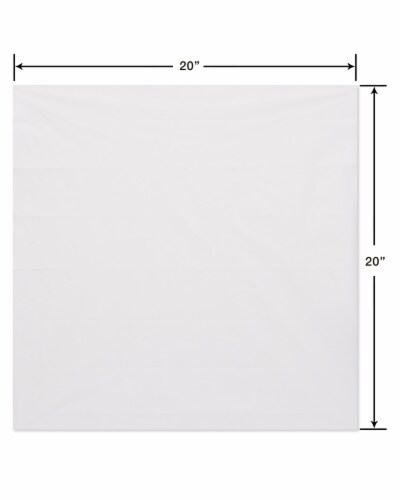 American Greetings White Tissue Paper Perspective: top