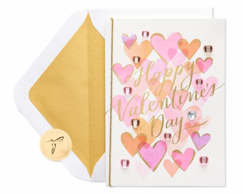Papyrus Valentine’s Day Card (Sending Love) Perspective: top