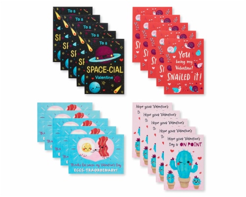 American Greetings Pun Believable Classroom Valentine Cards for Kids Perspective: top