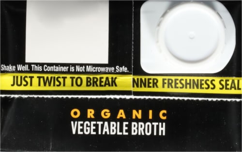 Imagine® Organic Vegetable Broth Perspective: top