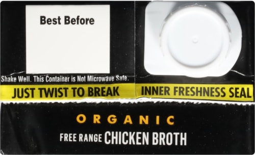 Imagine Organic Free Range Chicken Broth Perspective: top