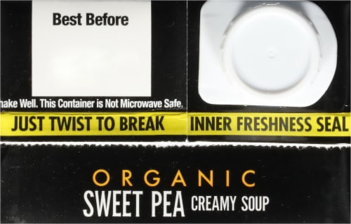 Imagine™ Organic Creamy Sweet Pea Soup Perspective: top
