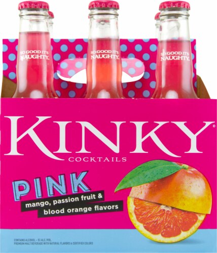 Kinky Pink Cocktails Liqueur Perspective: top