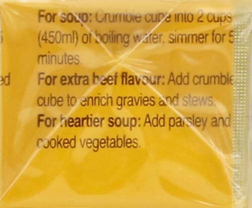 Telma Beef Flavored Stock Cubes Perspective: top