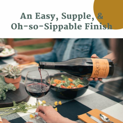 Erath Pinot Noir Oregon Red Wine Perspective: top