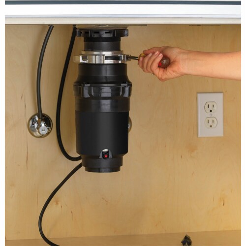 GE GFC525N 1/2 HP Continuous Feed Garbage Disposer - Corded Perspective: top