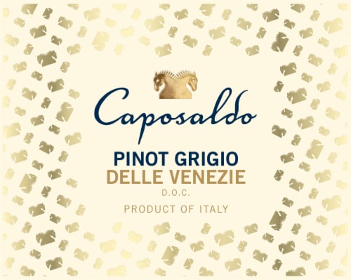 Caposaldo Pinot Grigio Italian White Wine Perspective: top