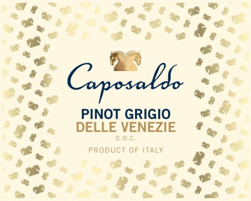 Caposaldo Pinot Grigio Italian White Wine Perspective: top
