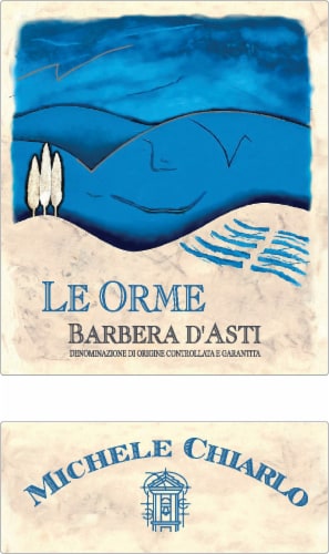 Michele Chiarlo Barbera D'Asti Le Orme Italian Red Wine Perspective: top