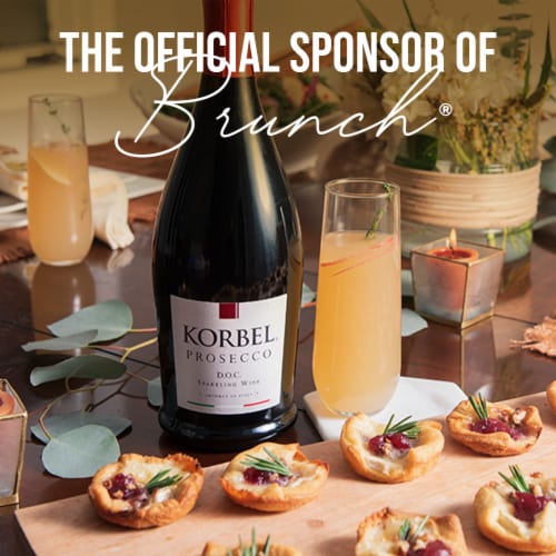 Korbel Prosecco Sparkling Wine Perspective: top