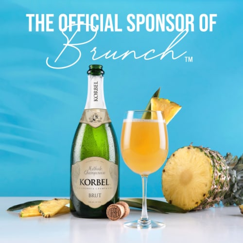 Korbel Brut California Champagne Perspective: top