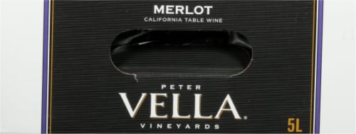 Peter Vella® Merlot Red Box Wine Perspective: top