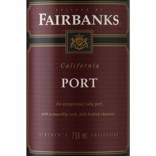 Fairbanks Port Dessert Wine Perspective: top