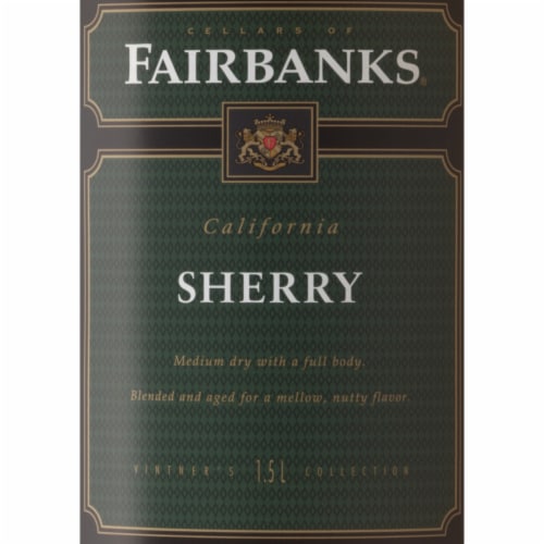 Fairbanks Sherry Dessert Wine Perspective: top