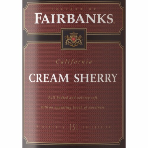 Fairbanks Cream Sherry Dessert Wine Perspective: top