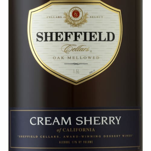 Sheffield Cellars Livingston Cream Sherry Dessert Wine Perspective: top