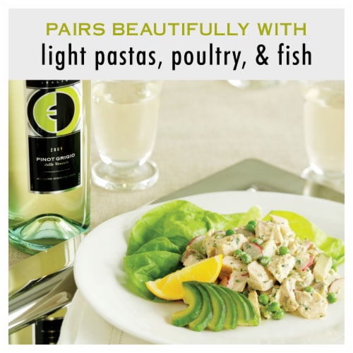 Ecco Domani Pinot Grigio Italian White Wine Perspective: top