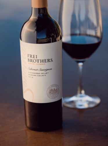 Frei Brothers Reserve Sonoma Cabernet Sauvignon California Red Wine Perspective: top