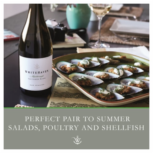 Whitehaven New Zealand Sauvignon Blanc White Wine Perspective: top
