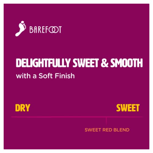 Barefoot Cellars Sweet Red Blend Red Wine 1.5L Perspective: top