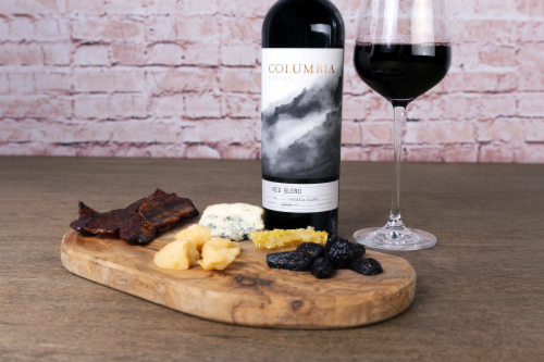 Columbia Winery Red Blend Red Wine Perspective: top