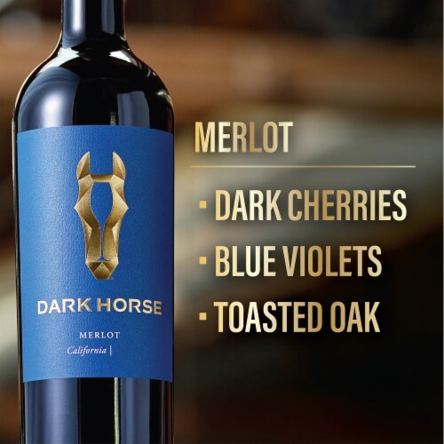 Dark Horse® Merlot California Red Wine Perspective: top