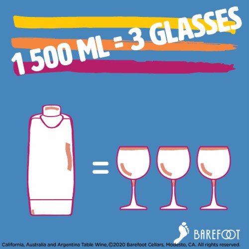 Barefoot-To-Go Chardonnay California White Wine Perspective: top